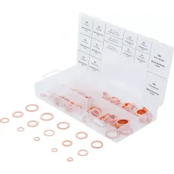 Set bakrenih tesnil 150 kos BGS technic