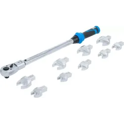 Moment ključ od 40 do 210 Nm z viličastimi ključi BGS technic