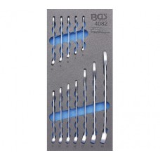 Viličasto obročni ključi 6 - 22 mm v polnilu (12kosov) BGS Technic