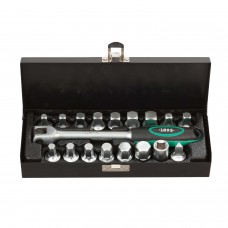 Set ključev za čep korita olja 3/8", 18 kos