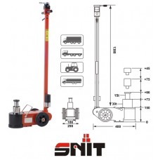 Hidravlično talno dvigalo 30T