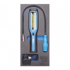 LED luč in magnet BGS Technic