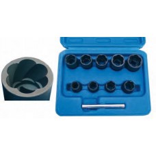 Set ključev od 10 do 19 mm za poškodovane vijake in matice BGS Technic